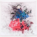 Sin título. Acrílico sobre satín barnizado. 140 x 150 cm. 2011